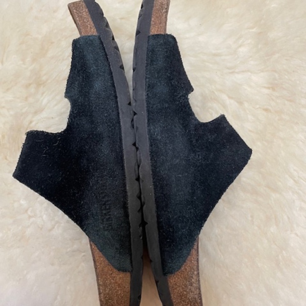 Birkenstock Arizona Softbed Suede Sandal Womens Sz 38 - Picture 2 of 7